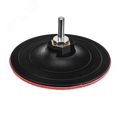 Насадка для дрели и УШМ с липучкой, 125 мм, твердая - фото 2