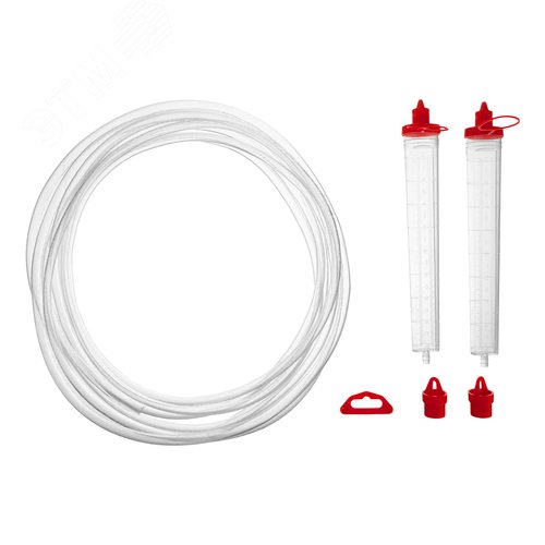 Изображение товара Гидроуровень,удлиненная колба, рельефная градуировка, 5м (шт)