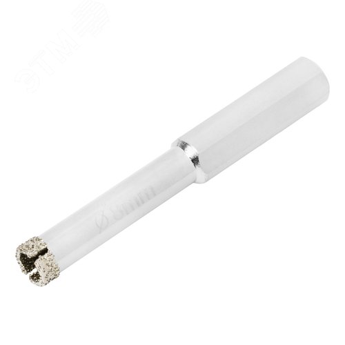 Сверло алмазное по керамограниту, 8 х 67 мм, 3-гранный хвостовик 2 шт. - фото 2