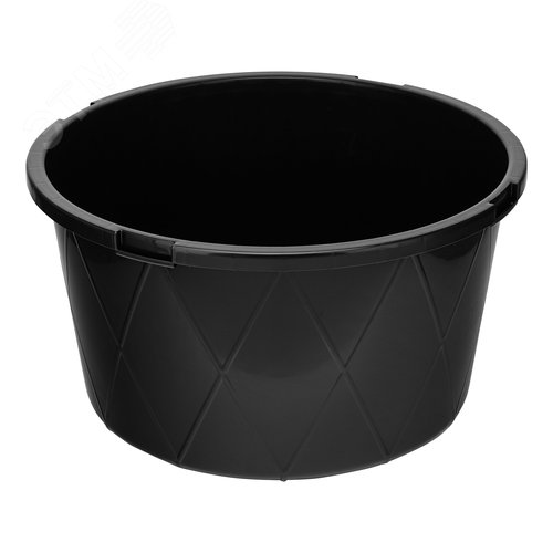 Таз строительный круглый универсальный, 150л, ударопрочный, с ребрами жесткости - фото 1