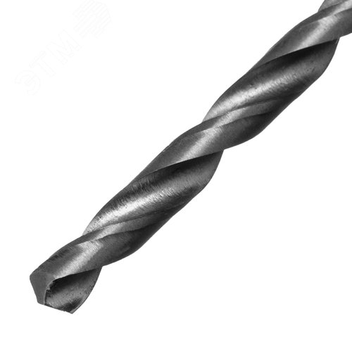 Сверло по металлу, 5,0 мм, полированное, HSS, 10 шт. цилиндрический хвостовик - фото 2