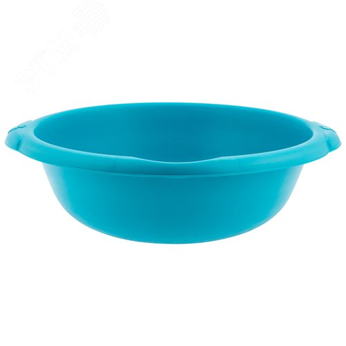 Таз пластмассовый круглый 18 л, бирюзовый, Home - фото 2