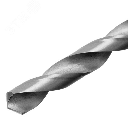 Сверло по металлу, 8,0 мм, полированное, HSS, 10 шт. цилиндрический хвостовик - фото 2