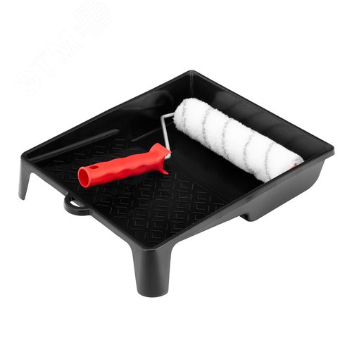 Набор:валик ГРЕЙТЕКС, 250 мм, ворс 12 мм,D 36 мм, кювета 330*350 мм - фото 1