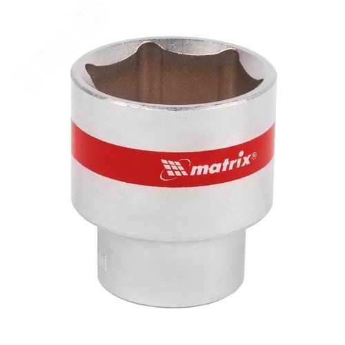 Изображение товара Головка торцевая, 30 мм, 6-гранная, CrV, под квадрат 1/2', хромированная (шт)