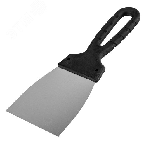 Шпательная лопатка из нержавеющей стали, 80 мм, пластмассовая ручка//Sparta - фото 1
