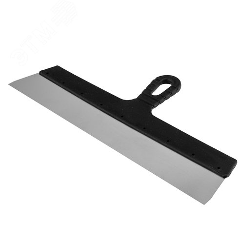 Шпатель фасадный из нержавеющей стали, 450 мм, пластмассовая ручка - фото 1