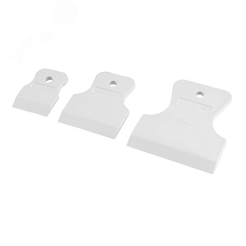 Шпатель, белая резина, 40 мм Россия - фото 1