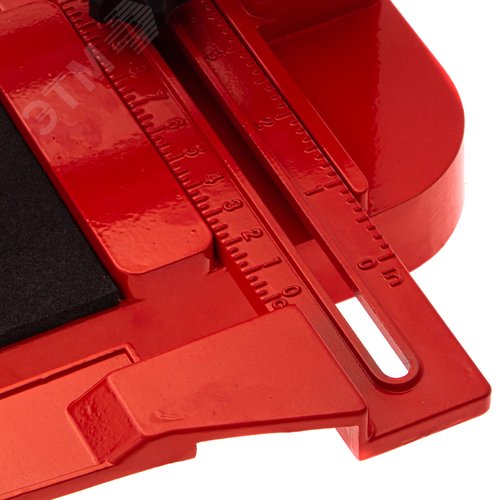 Плиткорез 600 х 16 мм, литая станина,каретка на подшипниках, усиленная рукоятка - фото 5