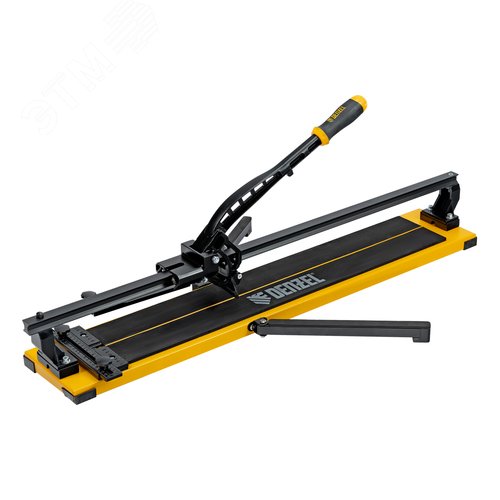 Плиткорез рельсовый 800х16мм, каретка на подш., стальная станина, усил. рукоятка-пенал - фото 1