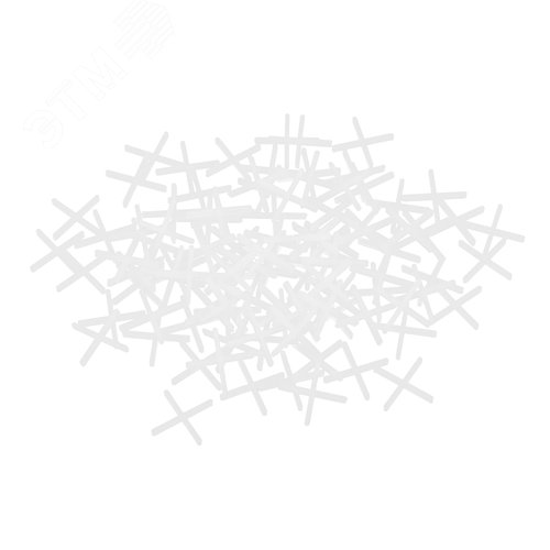 Крестики, 1,5 мм, для кладки плитки, 100 шт. - фото 1