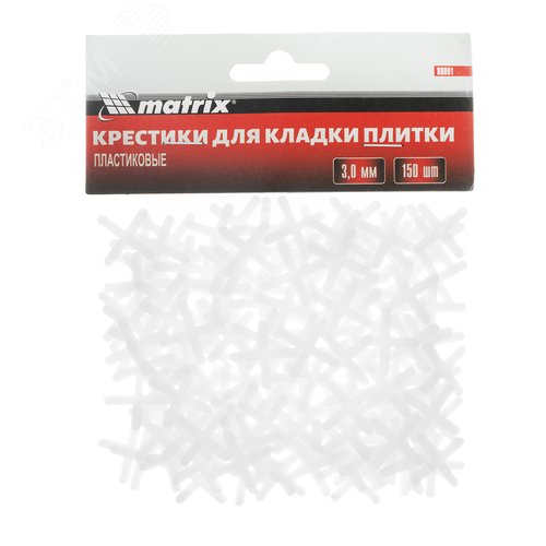 Крестики, 3,0 мм, для кладки плитки, 150 шт. - фото 2