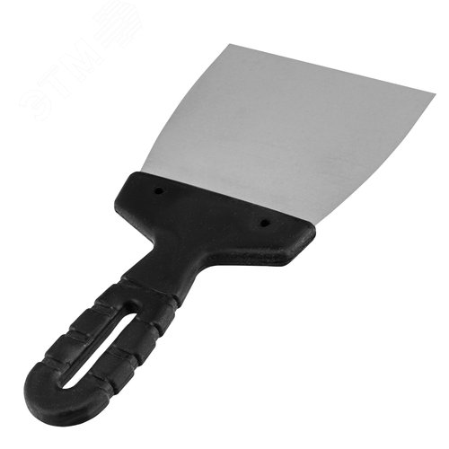 Шпательная лопатка из нержавеющей стали, 100 мм, пластмассовая ручка//Sparta - фото 2