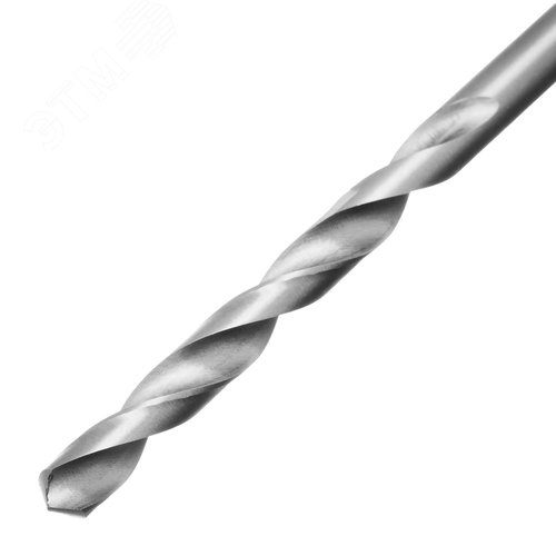 Сверло по металлу, 6,5 мм, полированное, HSS, 10 шт. цилиндрический хвостовик - фото 2
