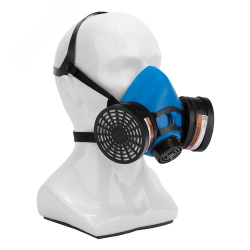 Изображение товара Полумаска изолирующая ИСТОК-300/400 со сменными комбинированными фильтрами А1Р1 (шт)