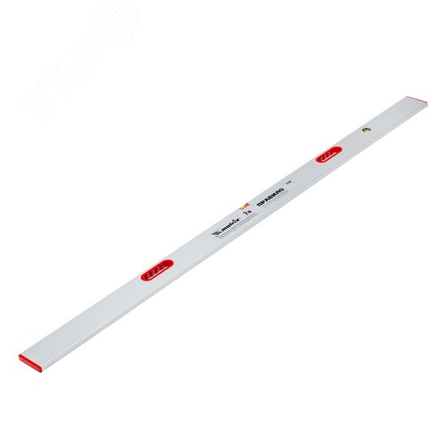 Правило алюминиевое с уровнем, L-2,0 м, 2 ручки - фото 1