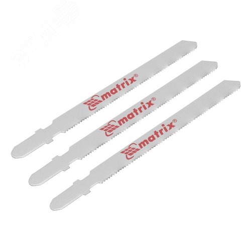 Изображение товара Полотна для электролобзика универсальные, 3 шт., 75 х 1,2мм, BIM, EU- хвостовик (шт)