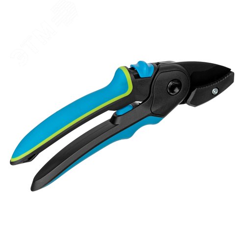 Секатор с наковальней, 220 мм, регулировка захвата, трехкомпонентные рукоятки, LUXE - фото 2