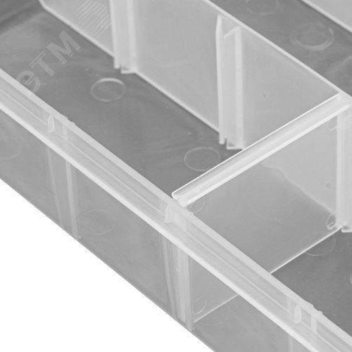 Органайзер универсальный средний 200х200х45 мм, прозрачный матовый - фото 4