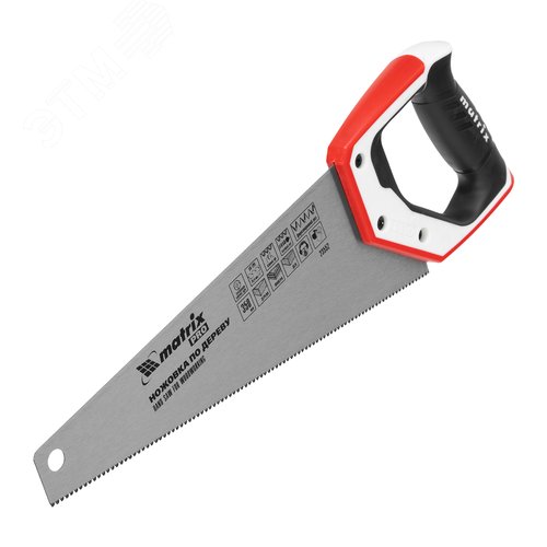 Изображение товара Ножовка по дереву для точных пильных работ,350 мм,кал.зуб 3D, 14 TPI, 3-комп. рук-ка, PRO (шт)