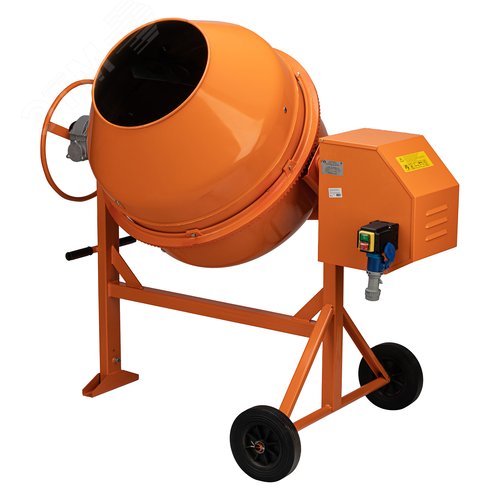 Бетоносмеситель СБР-260В-01 260 л, 0,75 кВт, 220 В, редуктор - фото 1