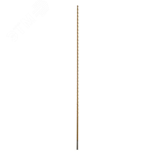 Сверло спиральное по металлу 3 x 300мм, HSS, 2шт, нитридтитановое покрытие - фото 2