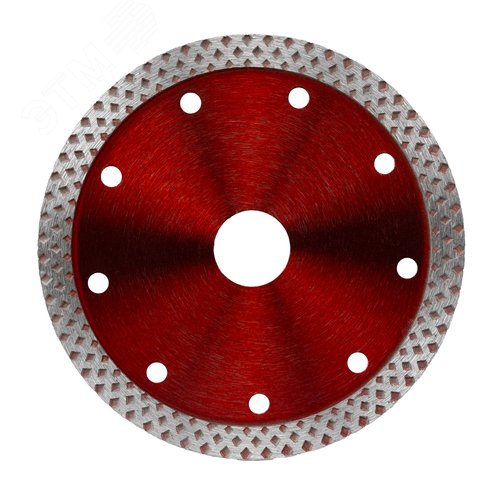 Диск алмазный отрезной сплошной, 125 х 22,2 мм, сухое/мокрое резание - фото 2