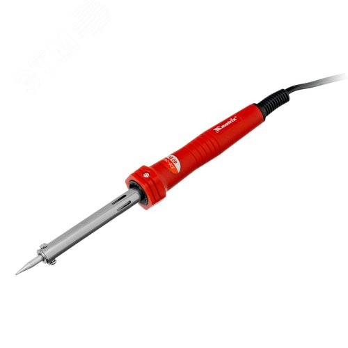 Изображение товара Паяльник, пласт. ABS с пониж. теплопровод, медный наконечник с долговеч. покрытием, 40W (шт)