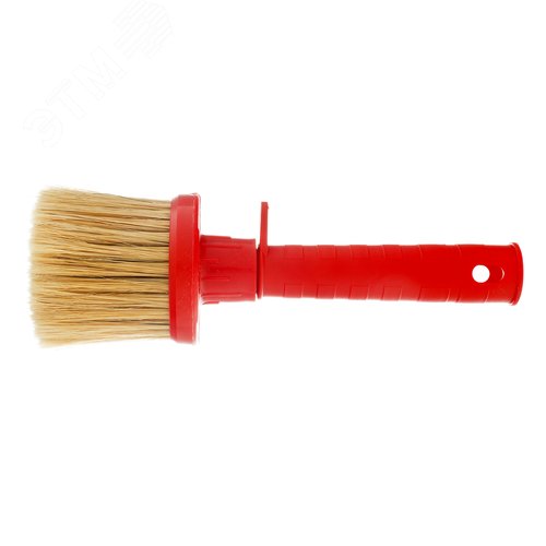 Кисть маховая, КМ 65, натур. щетина, пласт. корпус, пласт. ручка, Россия - фото 2