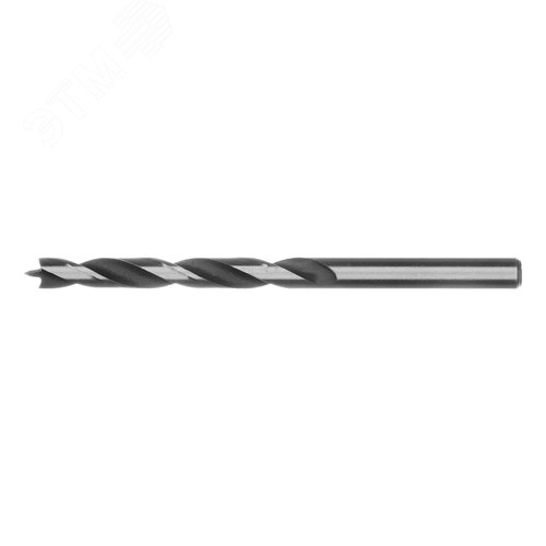 Сверло по дереву, 7 х 109 мм, цилиндрический хвостовик - фото 2