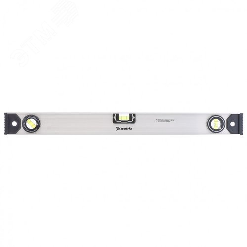 Изображение товара Уровень алюминиевый 'Рельс', 600 мм, 3 глазка (1 поворотный) (шт)