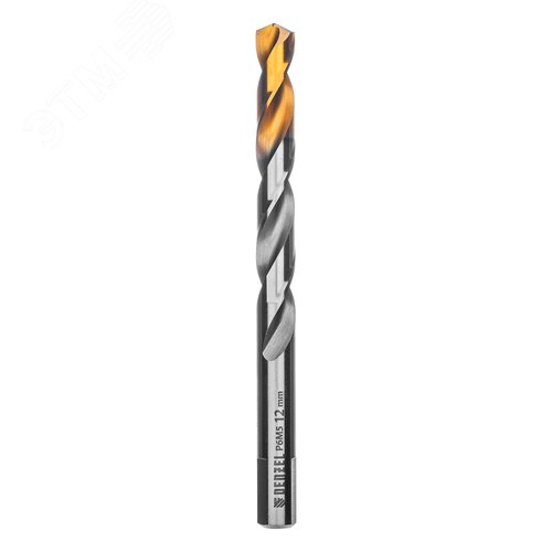 Сверло спиральное по металлу 12 x 151мм, Р6М5, Golden Tip - фото 2