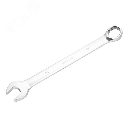 Ключ комбинированный 55мм, никелированный - фото 1