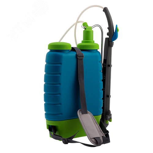 Опрыскиватель ранцевый, 12л., с насосом, шлангом, разбрызгивателем, LUXE - фото 2