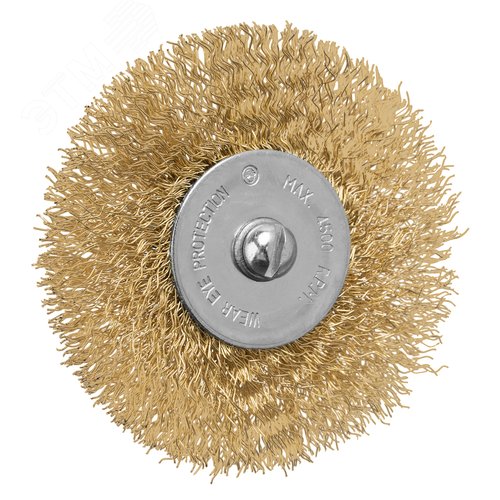 Набор щеток для дрели, 5 шт., 5 Плоских 25-38-50-63-75 мм, со шпильками - фото 3