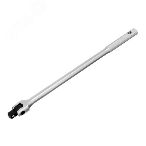 Изображение товара Вороток однорычажный, 380 мм, с квадратом 1/2' на шарнире, CrV, хромированный (шт)