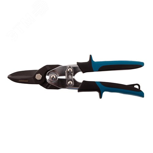 Ножницы по металлуPIRANHAусиленные,255 мм,прямой рез,сталь-СrMo,двухкомпонентные рукоятки - фото 2