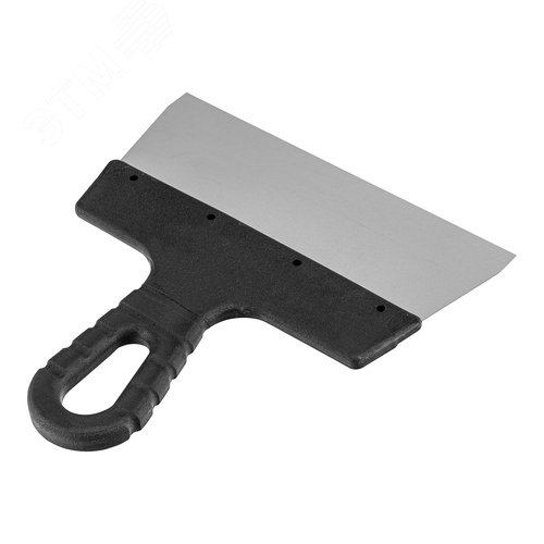 Шпатель фасадный из нержавеющей стали, 200 мм, пластмассовая ручка - фото 2