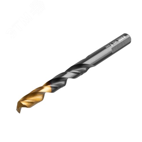 Сверло по металлу, 9 мм, HSS-Tin, Golden Tip, 8 шт. - фото 2