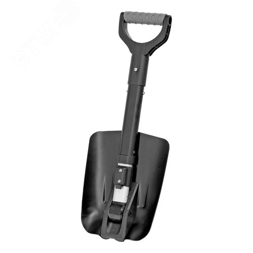 Лопата автомобильная складная, алюминиевая, 220х280х585-870 мм, телескопический черенок - фото 2