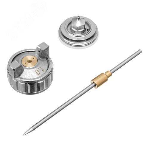 Изображение товара Комплект для краскораспылителя 57325 : сопло 1 мм, игла, форсунка (шт)