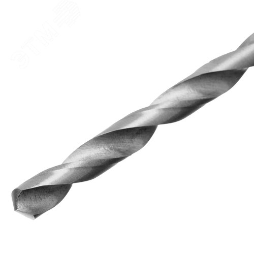 Сверло по металлу, 6,0 мм, полированное, HSS, 10 шт. цилиндрический хвостовик - фото 2