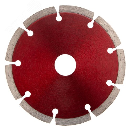 Диск алмазный отрезной сегментный, 125 х 22,2 мм, сухая резка - фото 2