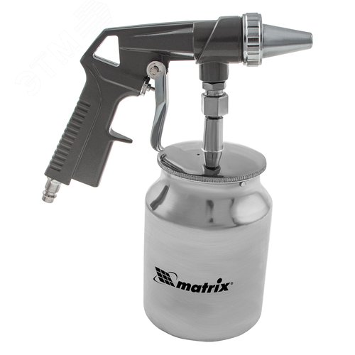 Пистолет пескоструйный с нижним бачком, пневматический - фото 2