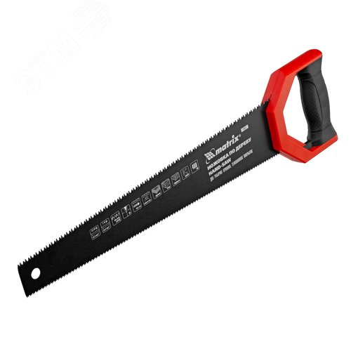 Изображение товара Ножовка по дереву UNIVERSAL,400 мм,зуб-3D/2D,закал. зуб,две рабочие кромки полотна13-14TPI (шт)