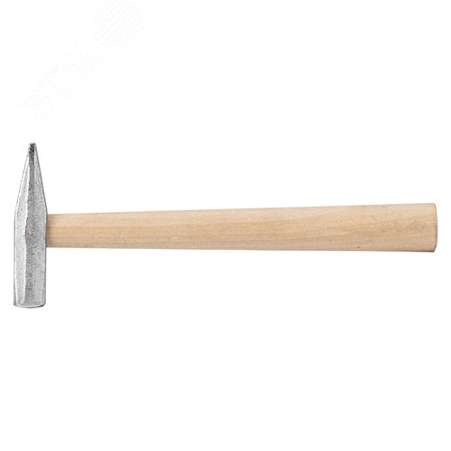 Молоток слесарный, 200 г, квадратный боек, деревянная рукоятка - фото 2