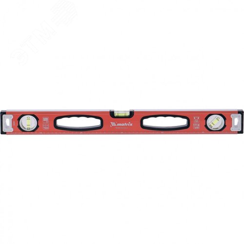 Изображение товара Уровень алюминиевый, фрезерованный, 3 глазка, рукоятки, 1000 мм (шт)