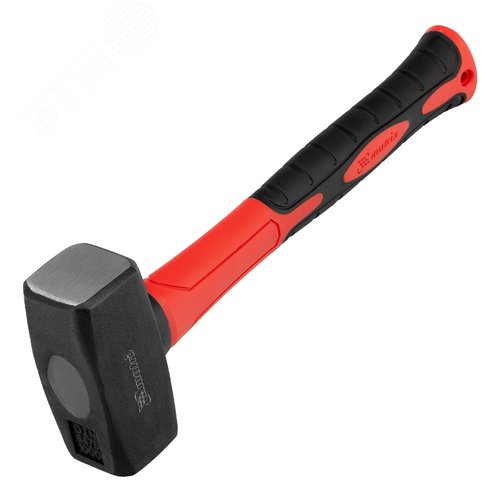 Кувалда''optimal'',1000 г,фибергласовая обрезиненная рукоятка - фото 1