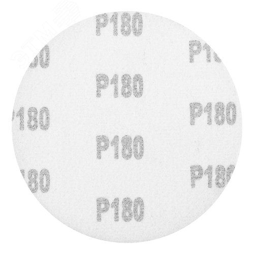 Круг абразивный на ворсовой подложке под 'липучку', P 180, 125 мм, 10 шт. - фото 3