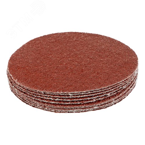 Изображение товара Круг абразивный на ворсовой подложке под липучку, P 24, 125 мм, 10 шт. (уп)